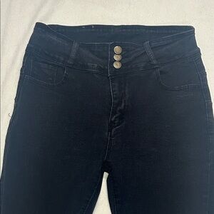 Chic High Rise Black Women's Jeans